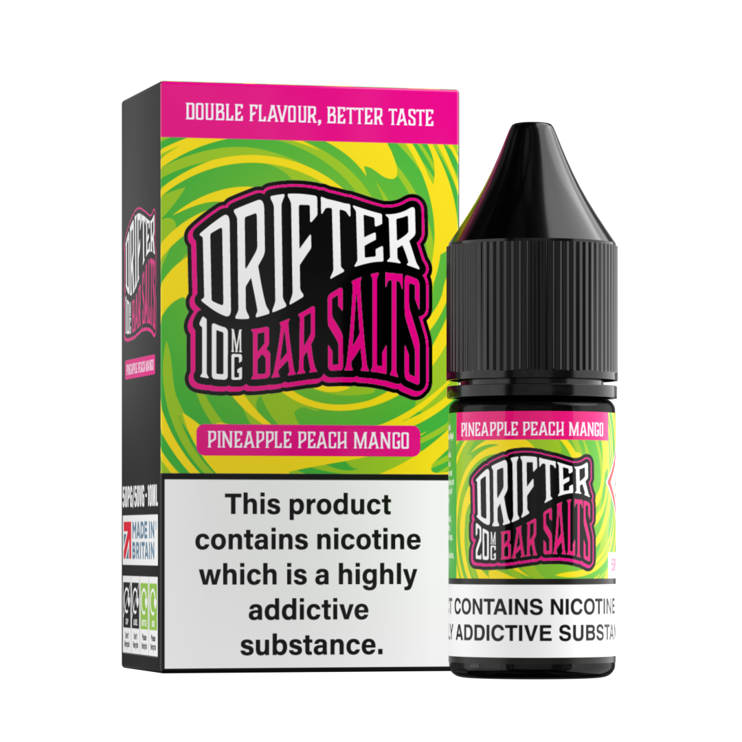 Drifter Bar Salts - Pineapple Peach Mango 10ml
