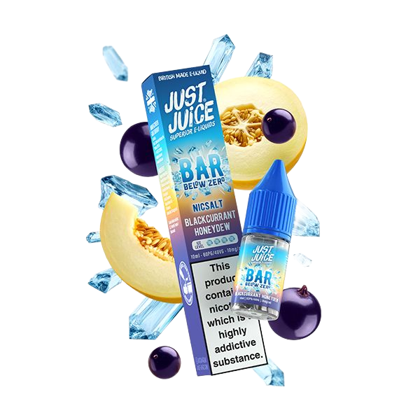 Just Juice Bar Below Zero Nic Salt 10ml - Blackcurrant Honeydew