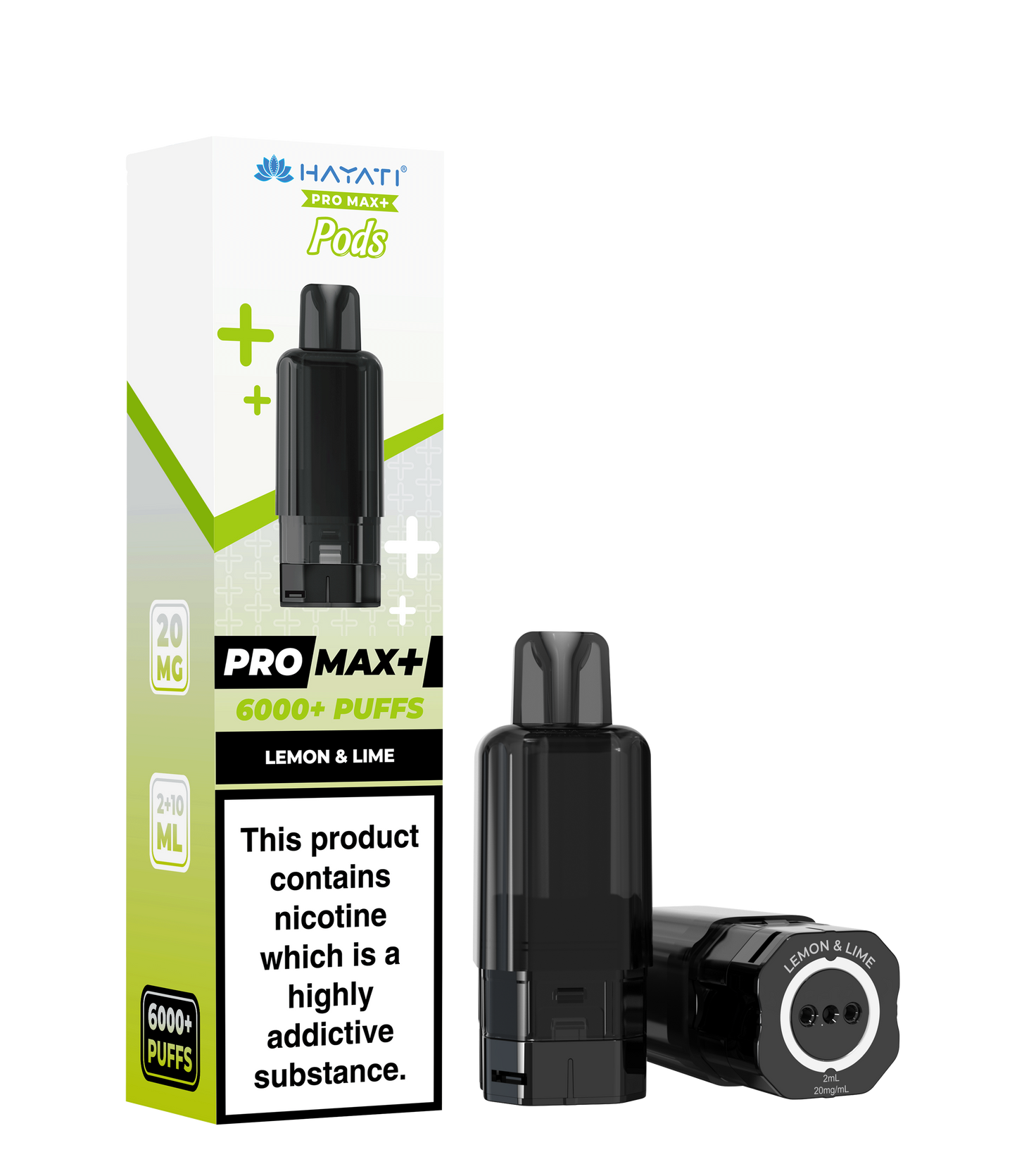 Hayati Pro Max Plus 6K Prefilled Replacement Pods - Lemon and Lime