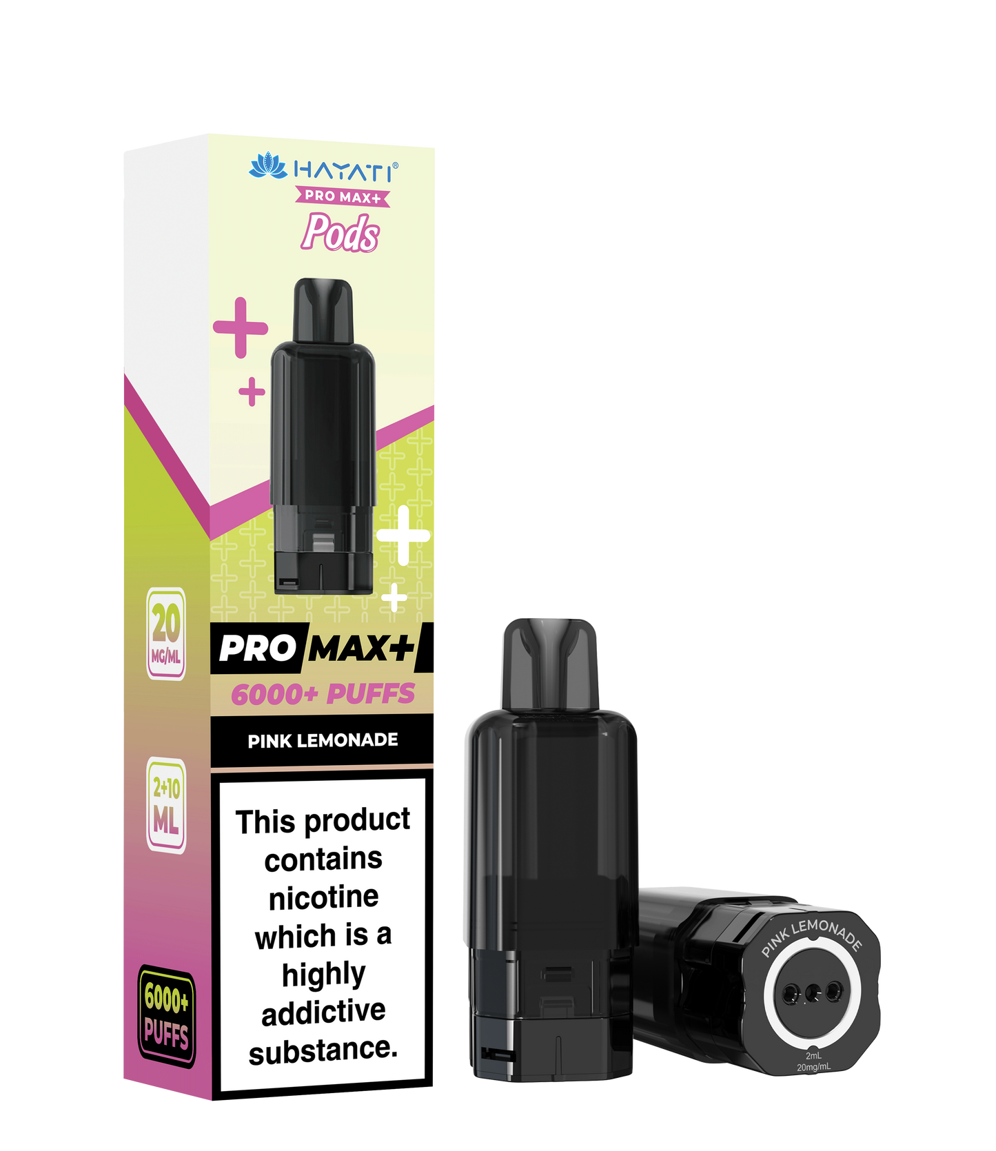 Hayati Pro Max Plus 6K Prefilled Replacement Pods - Pink Lemonade