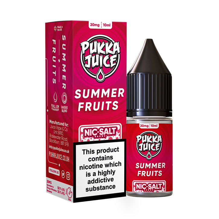 Pukka Juice - Nic Salt Summer Fruits 10ml E-liquid