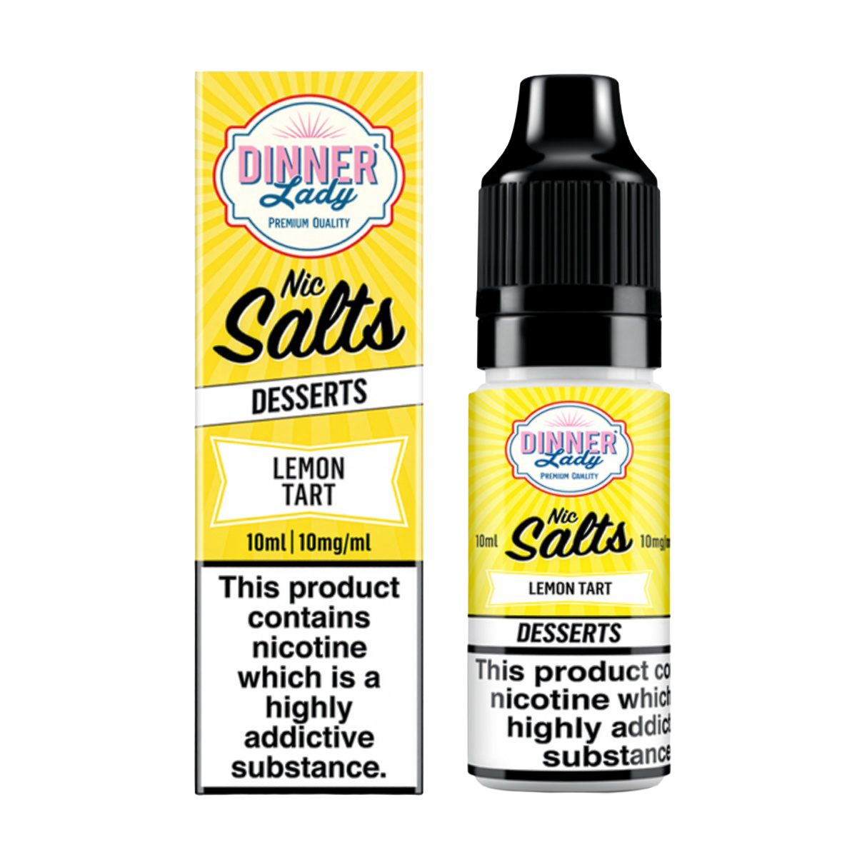 Dinner Lady Nic Salt - Desserts - Lemon Tart 10ml