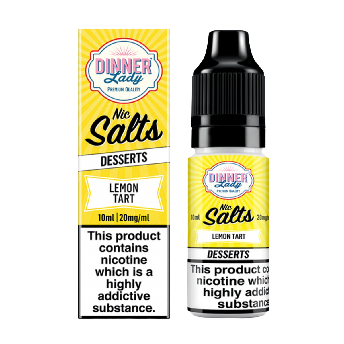 Dinner Lady Nic Salt - Desserts - Lemon Tart 10ml