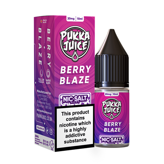 Pukka Juice - Nic Salt Berry Blaze 10ml E-liquid