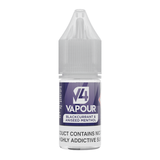 V4 Vapour Blackcurrant & Aniseed Menthol 10ml