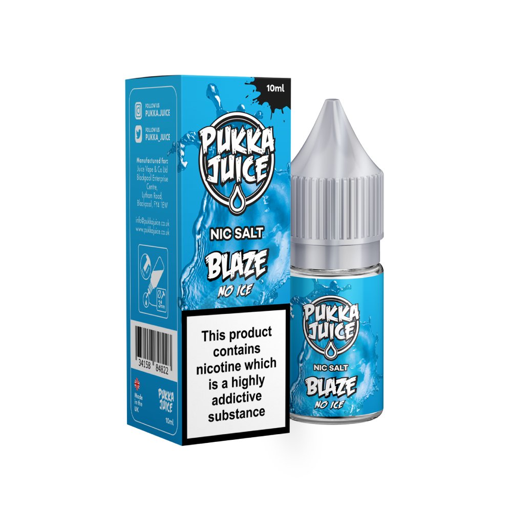 Pukka Juice - Blaze No Ice - Nic Salt 10ml