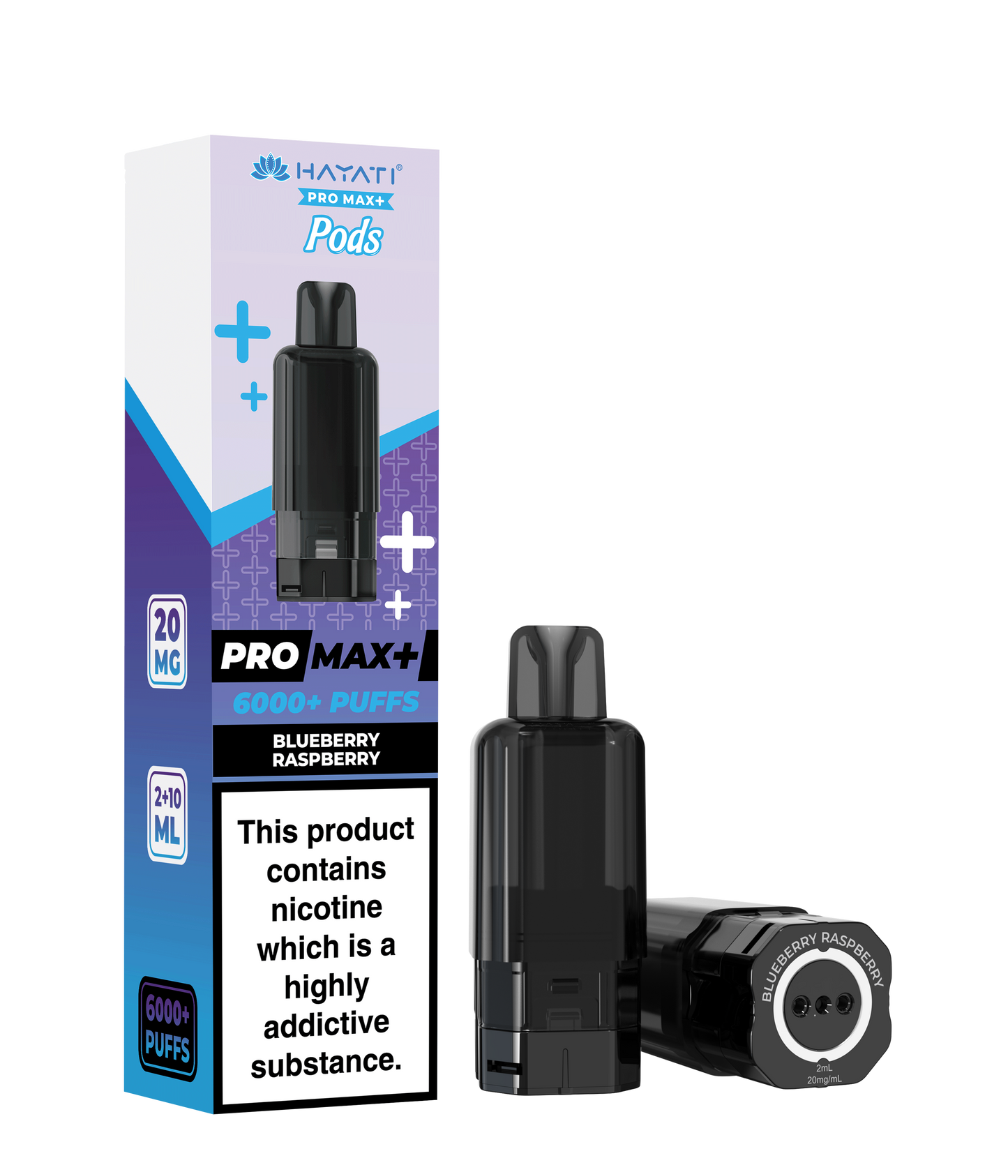Hayati Pro Max Plus 6K Prefilled Replacement Pods - Blueberry Raspberry