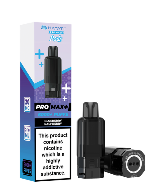 Hayati Pro Max Plus 6K Prefilled Replacement Pods - Blueberry Raspberry