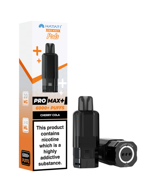 Hayati Pro Max Plus 6K Prefilled Replacement Pods - Cherry Cola