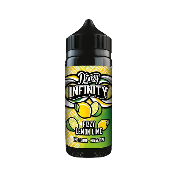 Doozy Vape Infinity 70/30 0mg 100ml Shortfill - Fizzy Lemon Lime