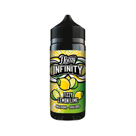 Doozy Vape Infinity 70/30 0mg 100ml Shortfill - Fizzy Lemon Lime