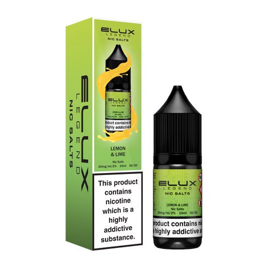 Elux Legend Bar Salts - Lemon & Lime 10ml