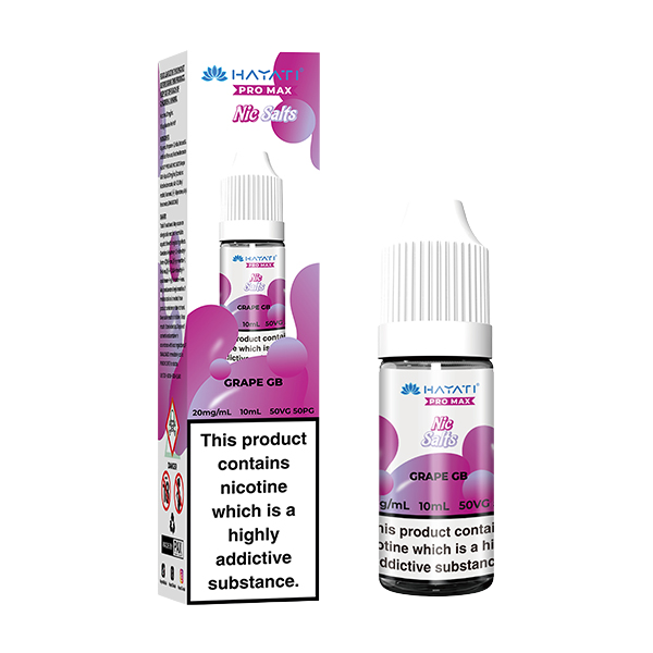 Hayati Pro Max Nic Salt 10ml - Grape GB