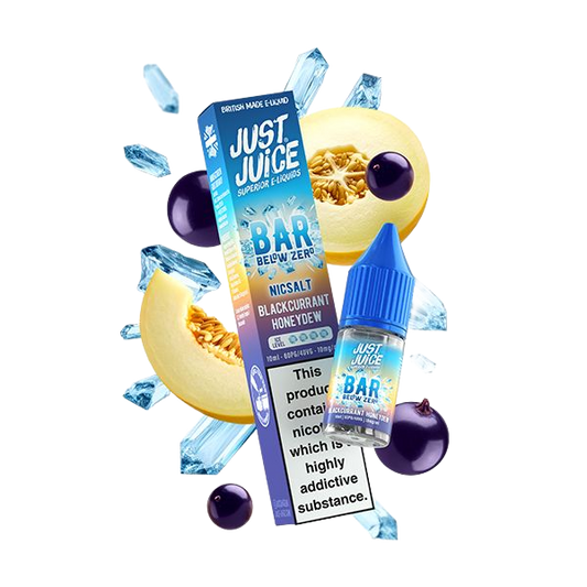 Just Juice Bar Below Zero Nic Salt 10ml - Blackcurrant Honeydew