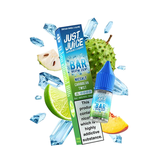 Just Juice Bar Below Zero Nic Salt 10ml - Caribbean Twist