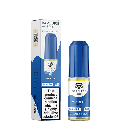 Bar Juice 5000 Nic Salt 10ml - Mr Blue