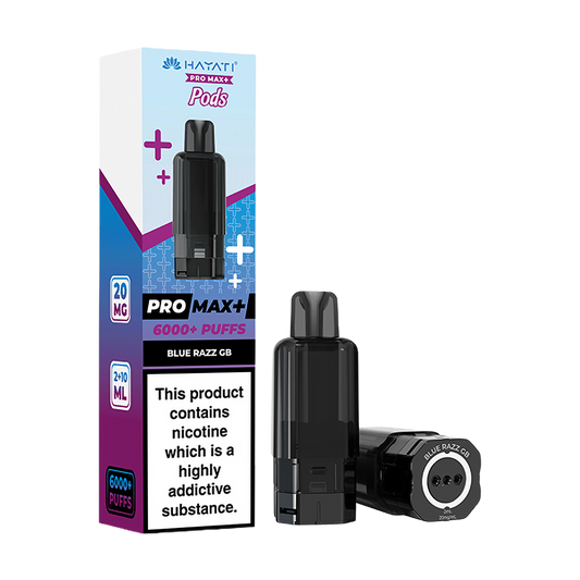 Hayati Pro Max Plus 6K Prefilled Replacement Pods - Blue Razz GB