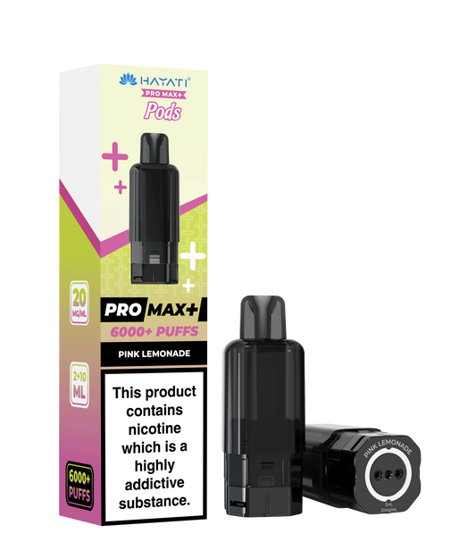 Hayati Pro Max Plus 6K Prefilled Replacement Pods - Pink Lemonade