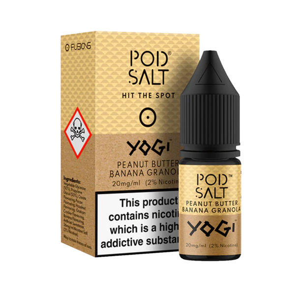 Pod Salt Yogi Peanut Butter Banana Granola Fusion Series 10ml