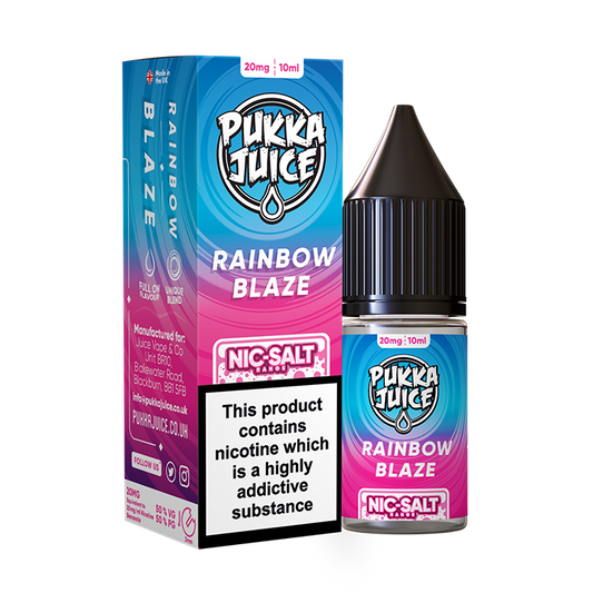 Pukka Juice - Nic Salt Rainbow Blaze 10ml E-liquid