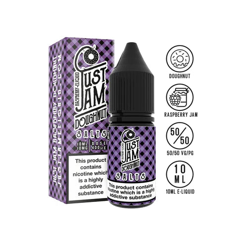 Just Jam - Raspberry Doughnut Nic Salt 10ml